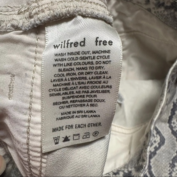 Wilfred Free | Kelsey Python Denim Mini Skirt Pockets - Picture 9 of 14